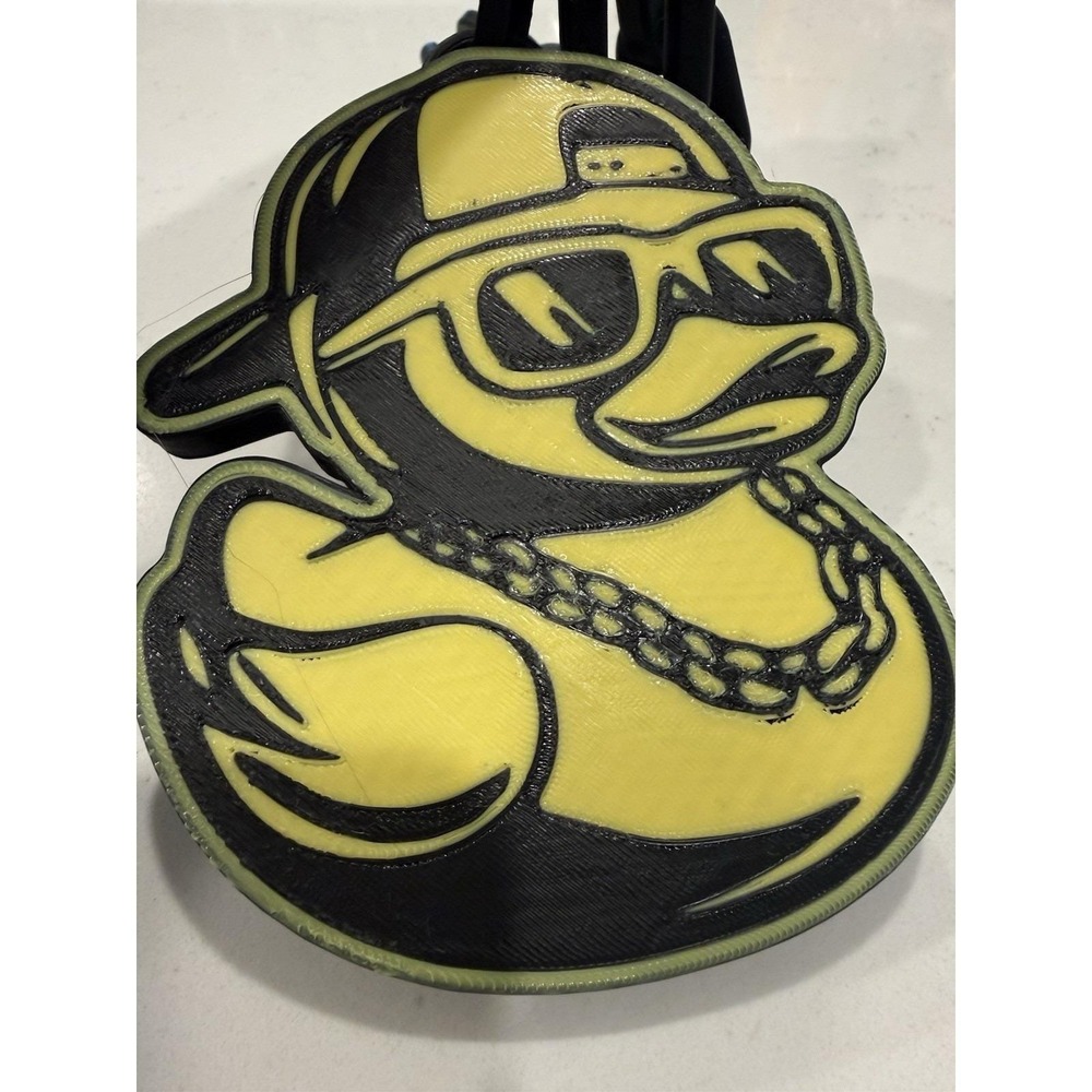 Custom 3D Printed Cruise Duck Door Magnet Cool Duck with Hat Sunglasses Chain